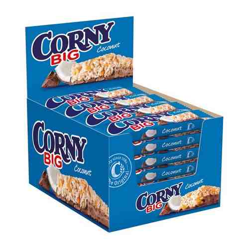 Батончик злаковый Corny Big, с кокосом и молочным шоколадом, 24 шт х 50 г арт. 329135116
