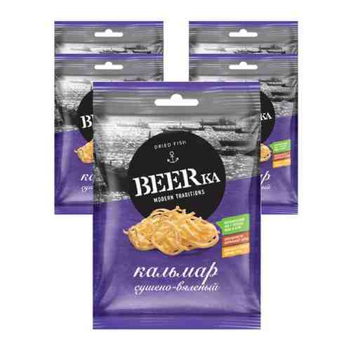 «Beerka», кальмар сушёно-вяленый, 5 пачек по 18 г арт. 101608547736