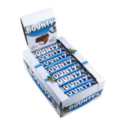 Bounty шоколадный батончик, 1 блок (32 шт по 55г) арт. 100403281730