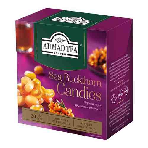 Чай Ahmad Tea Sea Buckthorn Candies черный с облепихой 20 пакетиков, 379156 арт. 158326956