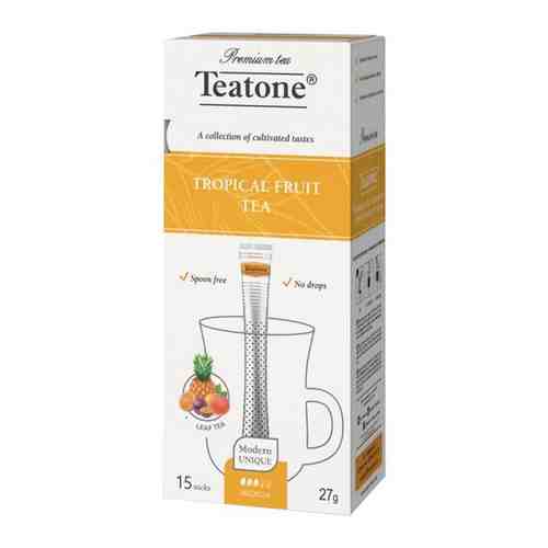 Чай черный листовой с ароматом тропических фруктов Teatone 15 стиков арт. 414307297