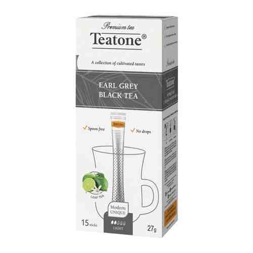 Чай чёрный с ароматом бергамота, TEATONE, в стиках, (15шт*1,8г) арт. 100605815022