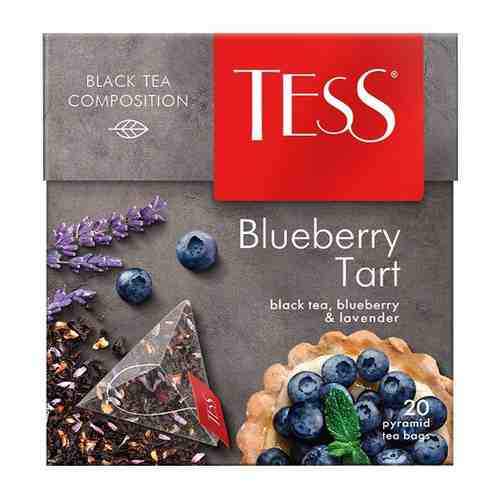 Чай черный TESS Blueberry Tart в пирамидках картон 20 шт. арт. 100677453758
