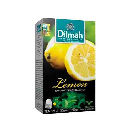 Чай Dilmah Lemon черный с лимоном 20 пакетиков, 1362597 арт. 447385000
