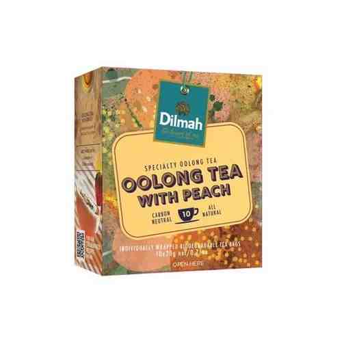 Чай Dilmah Улун с персиком, 10 пак. 1,5 г., картон. арт. 101645846019