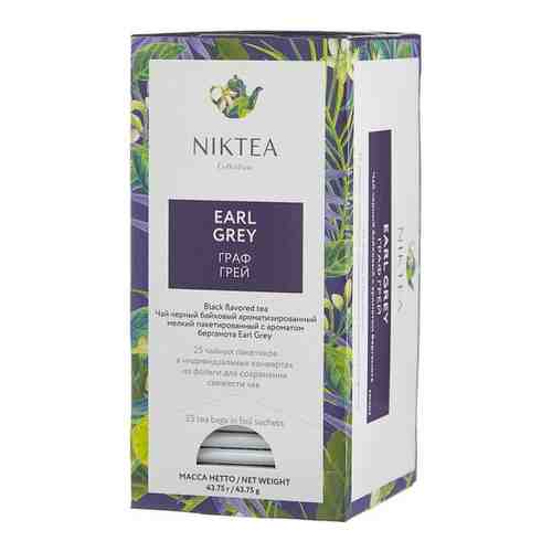 Чай Niktea Earl Grey черный с бергамотом 25 пакетиков, 1431266 арт. 417301034