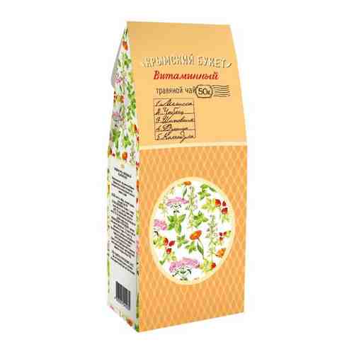Чай подарочный Крымский букет Витаминный листовой травяной ассорти 50 г 1029256 арт. 433041067