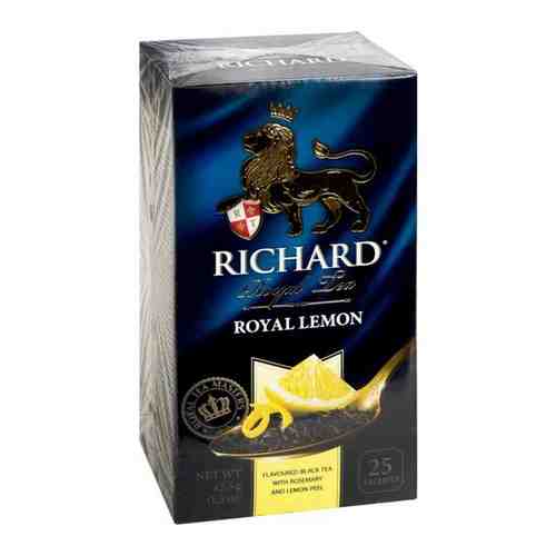 Чай Richard Royal Lemon черный с лимоном 25 пакетиков, 1423041 арт. 1749213330
