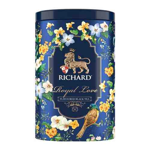 Чай Richard Royal Love черный, крупнолистовой,аромат., 80г, 1423059 арт. 250197103