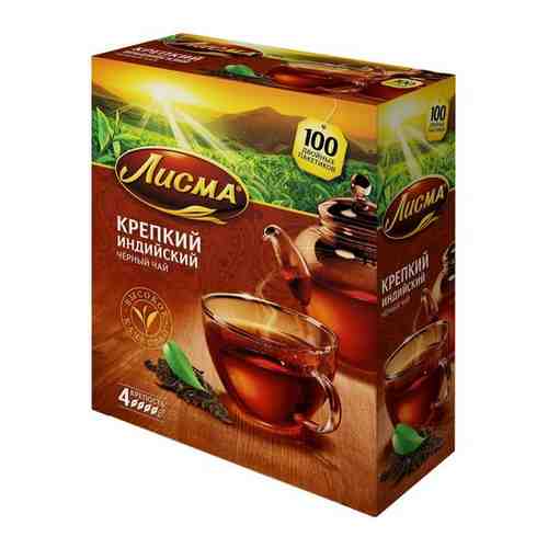 Чай в пакетиках Лисма Крепкий, 6 упаковок по 100 пакетиков арт. 101306625586