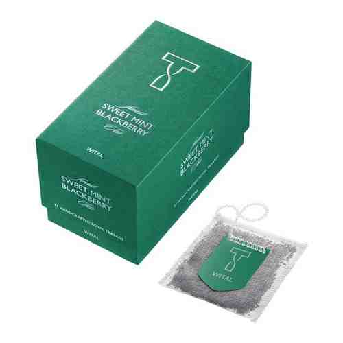 Чай Wital зеленый Сладкая Мята Ежевика , упак. 17 хлопковых пакетиков по 2,5 гр. арт. 101264946040
