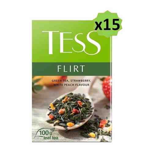 Чай зеленый листовой Tess Flirt Тесс Флирт, 100 г х 15 шт арт. 101637751717