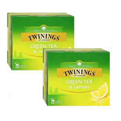 Чай зелёный Twinings с Лимоном 100 пакетиков арт. 101413192943