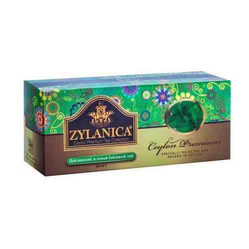 Чай ZYLANICA Ceylon Premium Collection зеленый с мятой 25 пак.*2 гр. арт. 100895088791