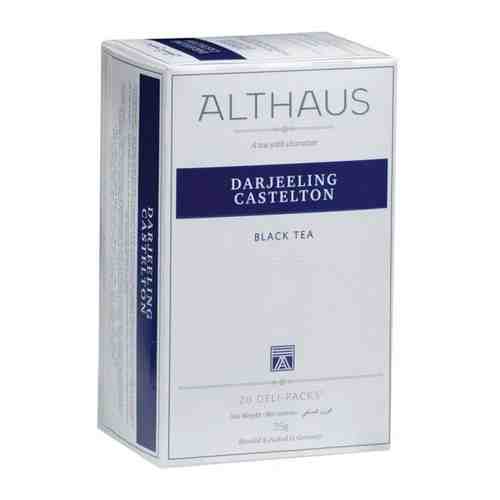 Черный чай Althaus Darjeeling Castelton пакетиках, 20 шт арт. 100422221919