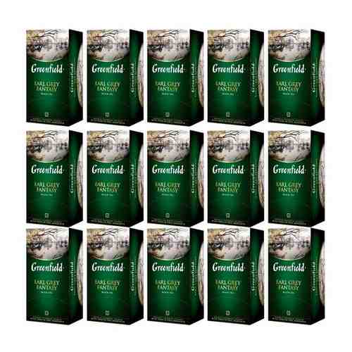 Черный чай Greenfield Earl Grey Fantasy, 25 пакетиков х 15 шт арт. 740228552