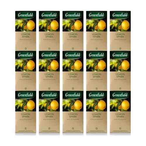 Черный чай Greenfield Lemon Spark, 25 пакетиков х 15 шт арт. 740226321
