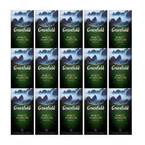 Черный чай Greenfield Magic Yunnan, 25 пакетиков х 15 шт арт. 740226485
