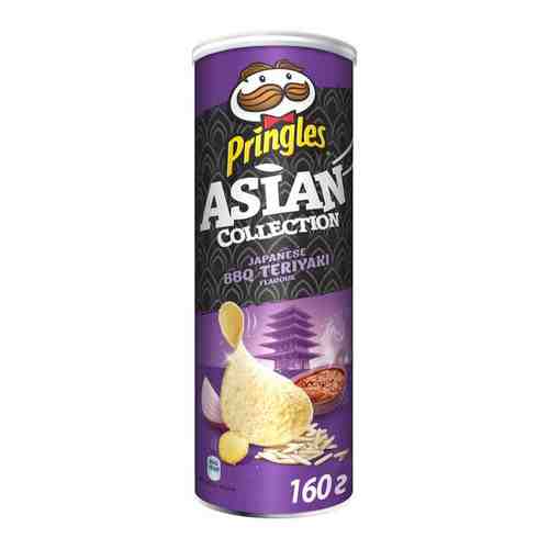 Чипсы Pringles Rice Fusion со вкусом соуса барбекю терияки по-японски 160г арт. 657843004