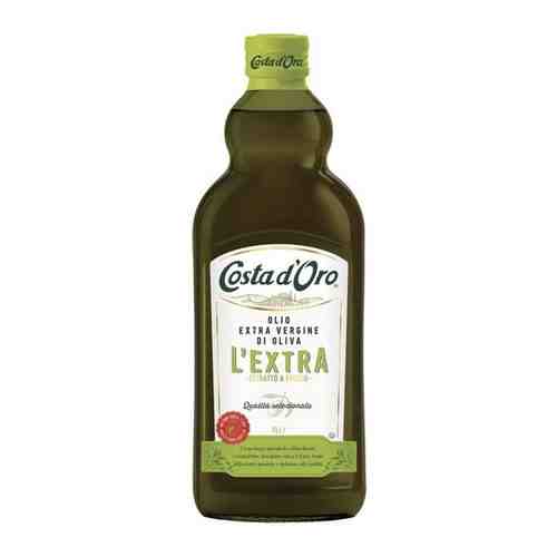 Costa d'Oro масло оливковое нерафинированное Extra virgin, стеклянная бутылка, 1 л арт. 100458770640
