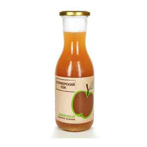 Фермерский сок Яблочный прямого отжима, фермерские продукты 1 л арт. 100754074749