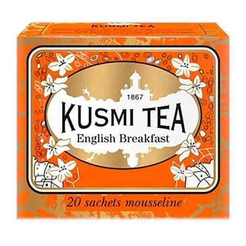 Французский чай Kusmi tea English Breakfast Organic в саше 2,2 гр 20 шт. арт. 101474247934