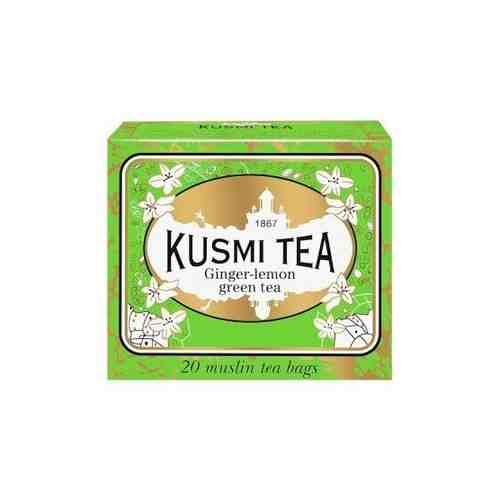 Французский чай Kusmi tea Green Ginger-Lemon в саше 2,2 гр 20 шт. арт. 101474245063