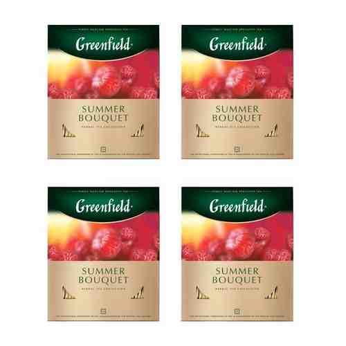 Фруктовый чай Greenfield Summer Bouquet, 100 пакетиков х 4 шт арт. 740226329