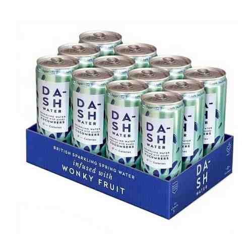Газированный напиток Dash Water (Дэш Уотер) Cucumber (Огурец) 0,33л х12 шт, ж/б арт. 101766014210