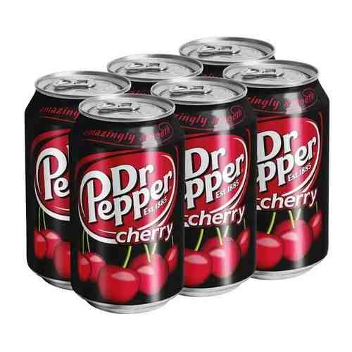 Газированный напиток Dr Pepper Cherry со вкусом вишни (США), 355 мл (6 шт) арт. 101313875389