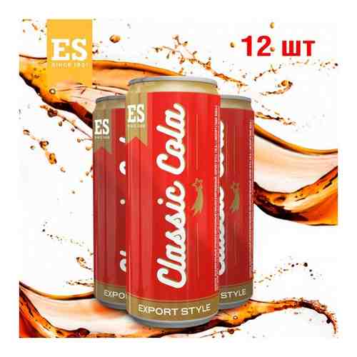 Газированный напиток классическая Cola 0,33 л х 12 штук арт. 101478908229