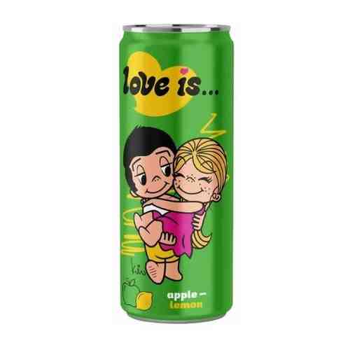 Газированный напиток LOVE IS Яблоко и Лимон 330 мл арт. 101314012013