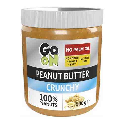 Go On Peanut Butter 100 % Peanuts Crunchy 500g Арахисовая паста арт. 101446710557
