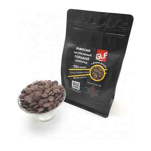 Горький шоколад Purocao (Пуракао) GLF 70% (39/41) пакет 1 кг арт. 101479417127