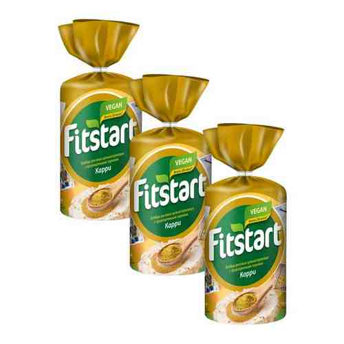 Хлебцы FITSTART рисовые Карри 90г, 3 шт арт. 1743132964