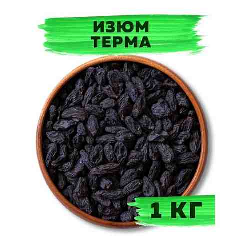 Изюм черный Терма без косточек 1 кг/ 1000г VegaGreen, Узбекистан арт. 101724332121