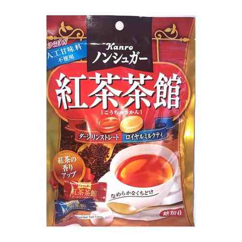 KANRO Карамель cо вкусом черного чая без сахара 72 гр арт. 1736636733
