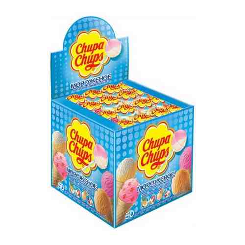 Карамель на палочке Chupa Chups Мороженое (100 штук в упаковке) арт. 561825046