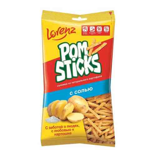 Картофельные чипсы соломкой «Pomsticks» с солью, 100г арт. 282906136