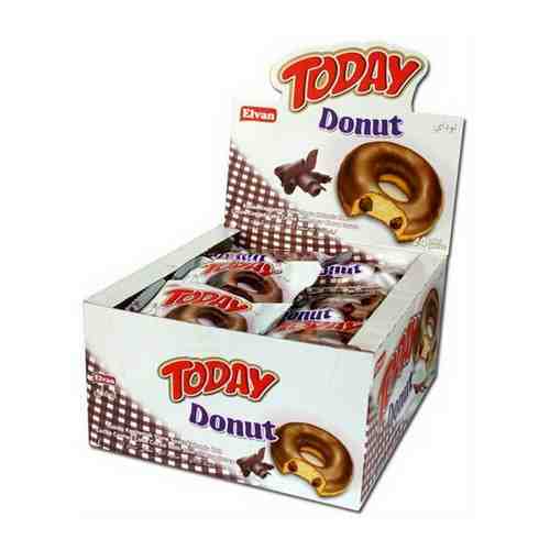 Кекс Today Donut вкус какао 50 грамм Упаковка 24 шт арт. 673759068