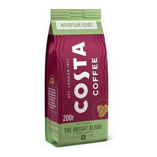 Кофе Costa Coffee Bright Blend молотый 200 г, средняя обжарка арт. 101667316236