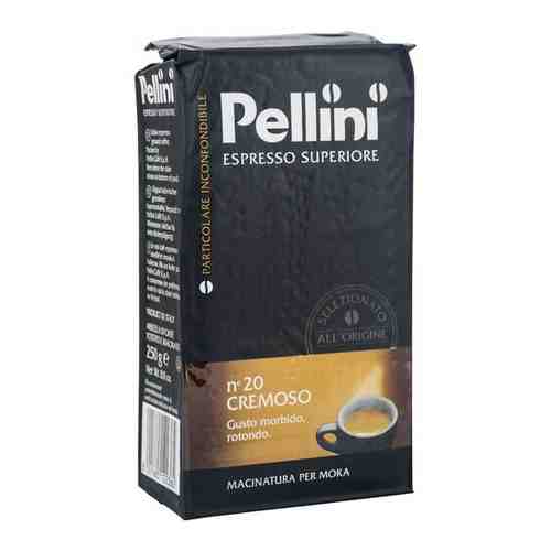 Кофе молотый Pellini №20 Moka Cremoso (Мока Кремозо) в/у, 250г арт. 100891512870