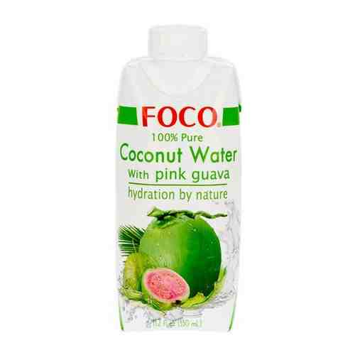 Кокосовая вода с розовой гуавой FOCO 330 мл арт. 100408810839
