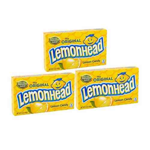Конфеты Lemonhead со вкусом лимона Ferrara (3 шт. по 142 гр.) арт. 101218644244