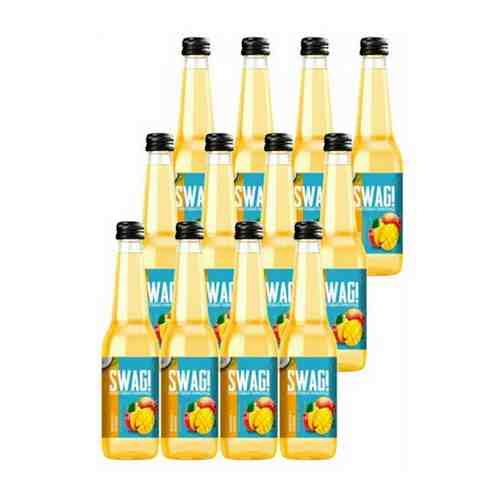 Крафтовый лимонад SWAG! (Сваг!) Манго-Кокос 12 шт. по 0,33 л, стекло арт. 101423036922
