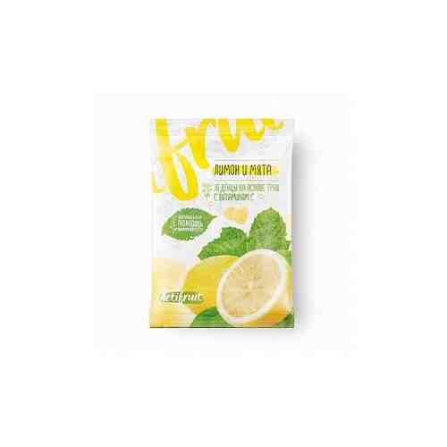 Леденцовая карамель актифрут с витамином С со вкусом лимона с мятой 60г арт. 666298365