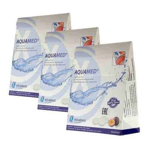Леденцы против сухости во рту Miradent Aquamed (маракуйя) (3 упаковки) арт. 101552035390