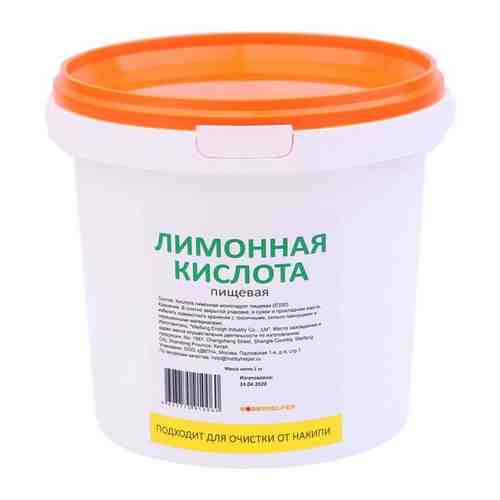 Лимонная кислота в ведре (1 кг) HOBBYHELPER арт. 100986897774