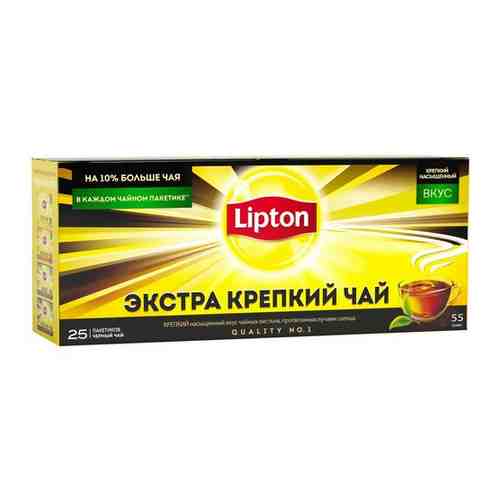 Lipton черный чай Экстра крепкий 100 пакетиков арт. 100421272815