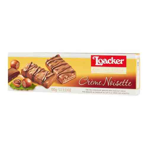 Loacker вафли Гран Пастицерия с лесным орехом в мол. шоколаде 100г арт. 549584301
